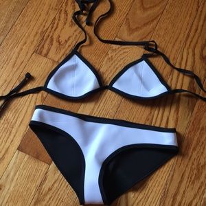 White 100% Neoprone bikini